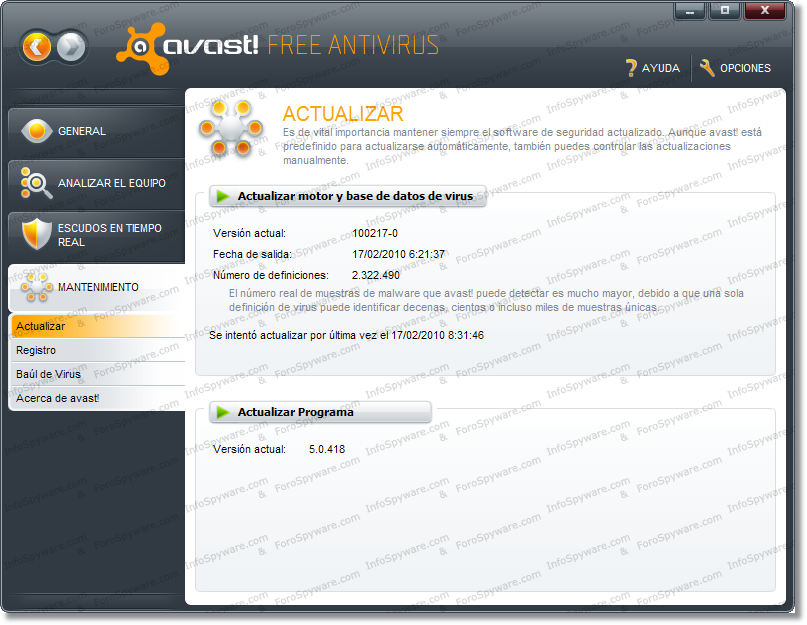 Actualizaciones De Antivirus Avast Actualizaciones De Antivirus Avast