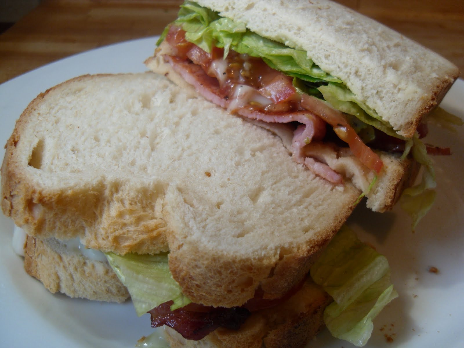 Classic B.L.T (Bacon, Lettuce and Tomato) Sandwich A Dash Of Flavour