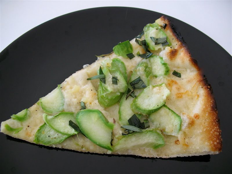 Albion Cooks Asparagus, Preserved Lemon Pizza at Pizza Antica