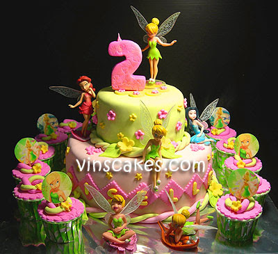 Tinkerbell Birthday Cake on Vin S Cakes   Birthday Cake   Cupcake   Wedding Cupcake   Bandung
