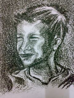 Boys will be Boys - A Crayon Drawing - Sketch using Crayon learn cryon drawing boy kid guys using crayon sketch Pencil sketch