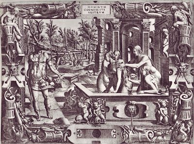 Metamorfoses de Acteon- Mignon cópia de original de Luca Penni(1540)via http://www.spamula.net/blog/2006/07/jean_mignon_1.html