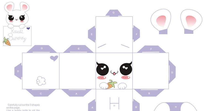 Kawaii Bunny Papercraftwebsite Free Game Kawaii Bunny Papercraftwebsite Free Game