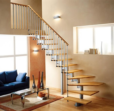 Luxury stairs decorating for home interior design