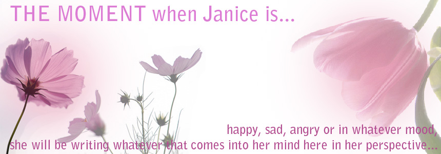 THE MOMENT when Janice is...