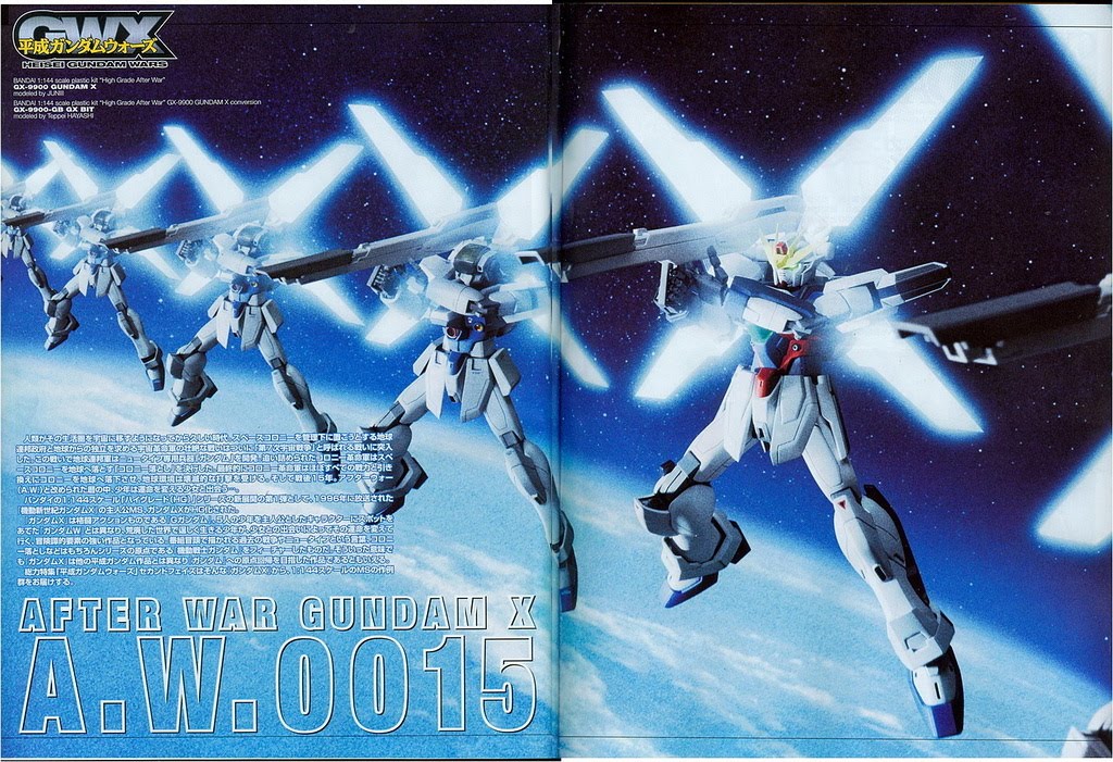 guNjap: NEW Large SCANS: AFTER WAR GUNDAM X & LEOPARD