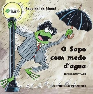 O sapo com medo d´água