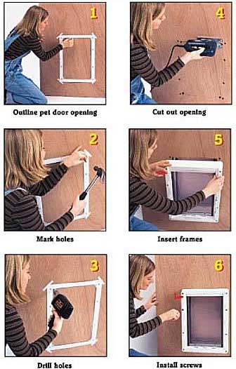Pictures Of Dogs And All About Dog How To Install A Dog Door The
