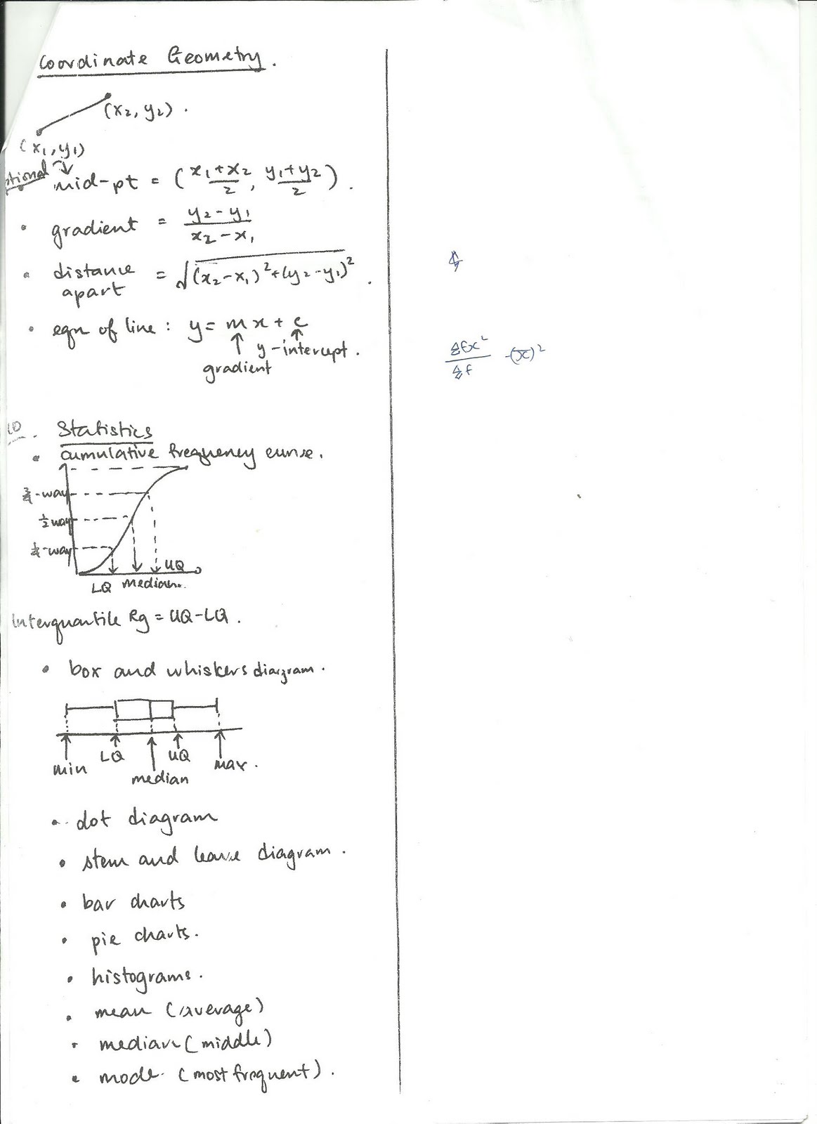 Maths Notes
