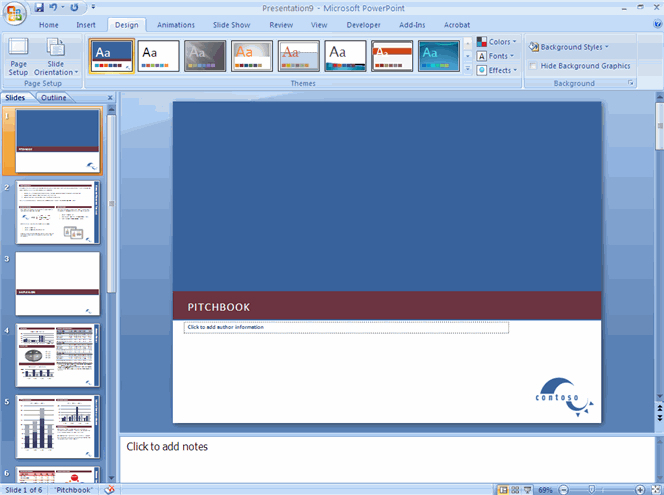 design for microsoft powerpoint 2007