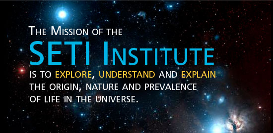 Visite o site do SETI Institute