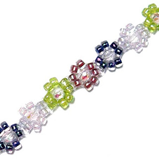 Basic Daisy Chain Stitch Pattern | Bead Flowers