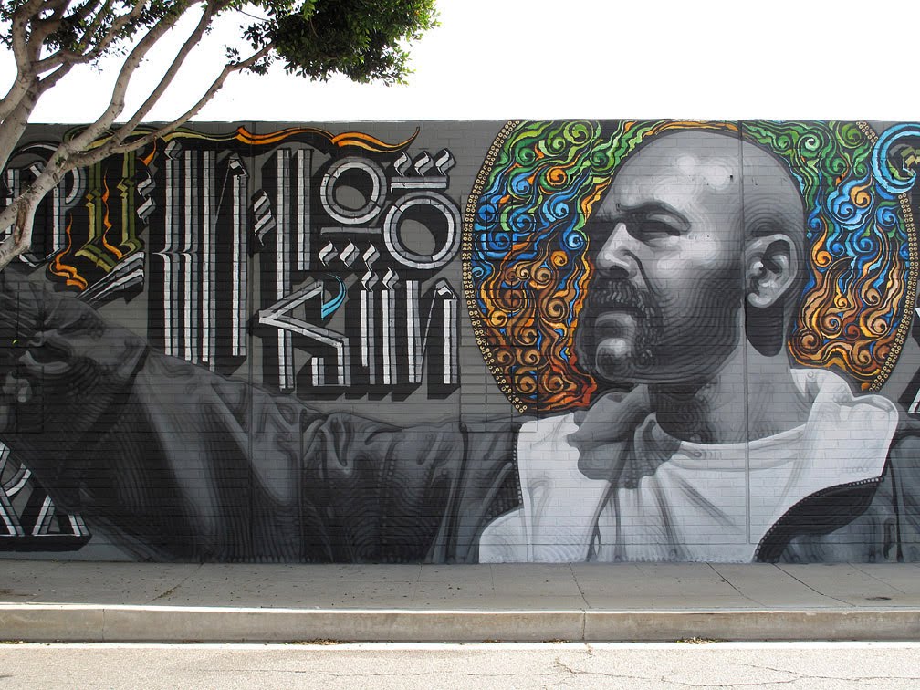 MAC ART "Of Our Youth" Culver City mural with Retna