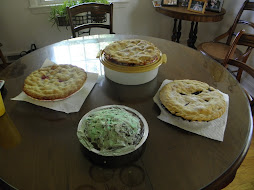 All the pies awaiting me in Kalamazoo