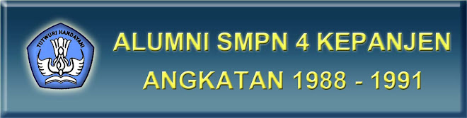 Alumni SMPN 4 Kepanjen Angkatan 1988-1991