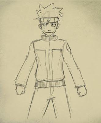 How to Draw Naruto Uzumaki Step by Step Drawing Tutorial - How to