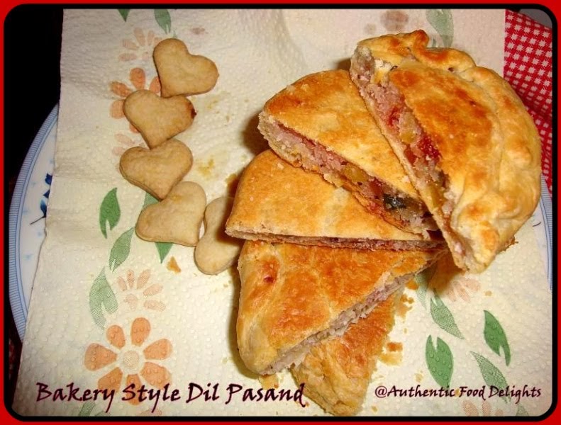 Authentic Food Delights Bakery Style Dil Pasand( Sweet Puffs Filled
