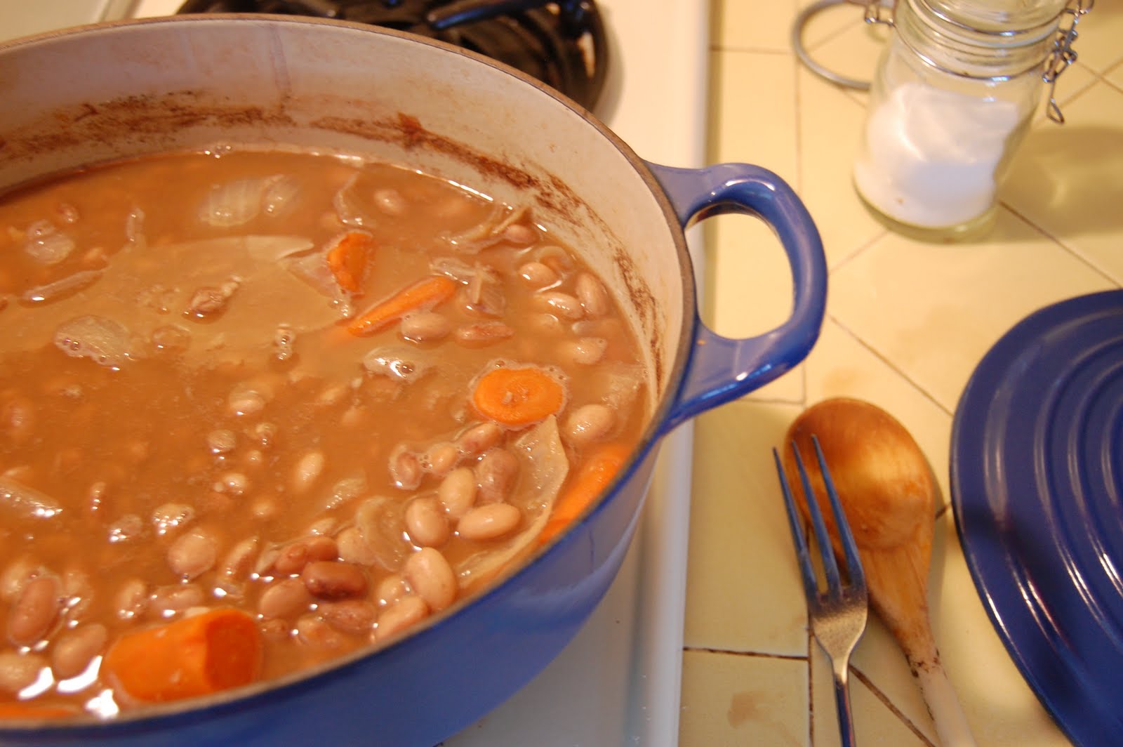 Salt and Chocolate pinto beans from scratch