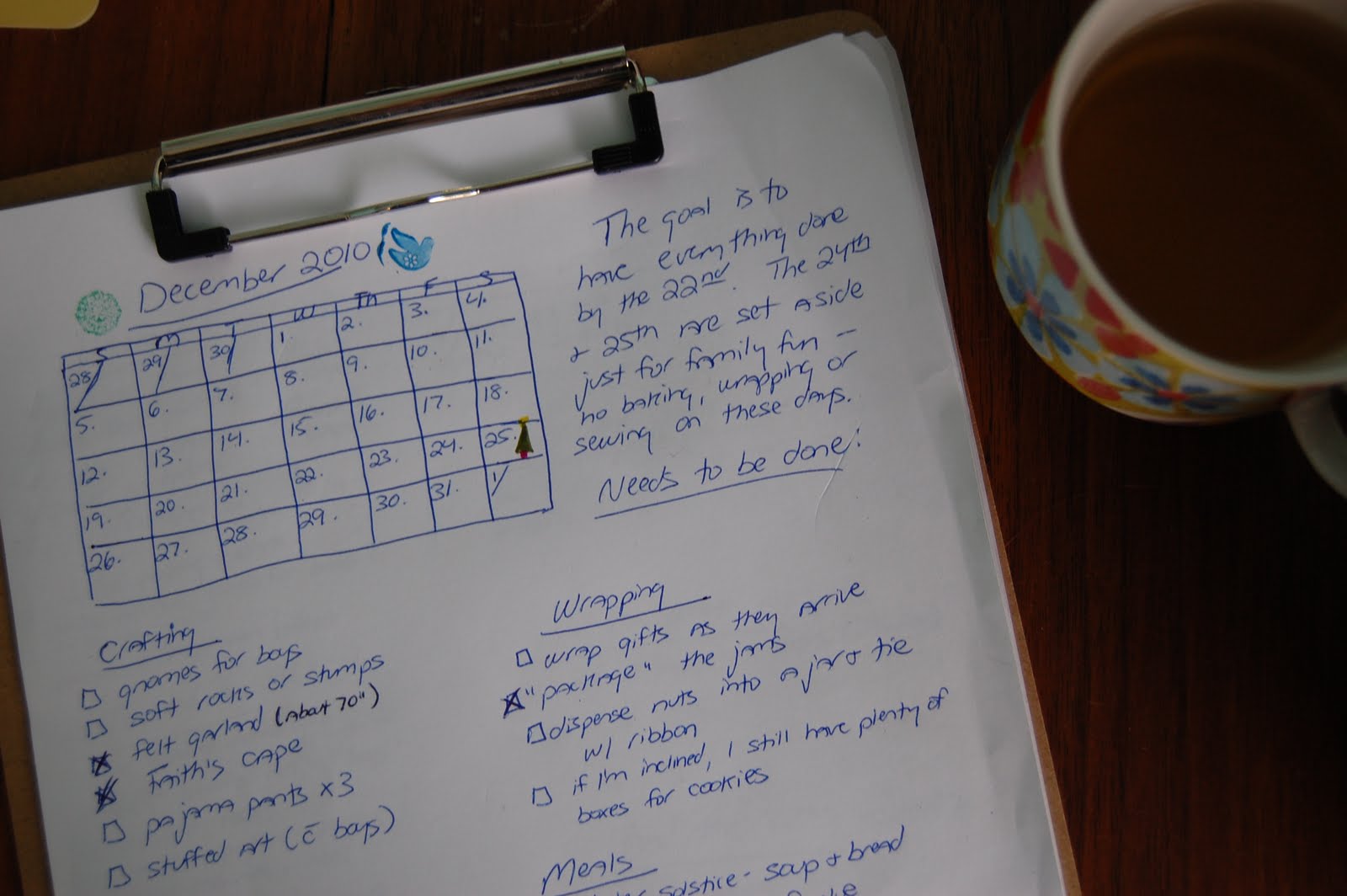 Salt and Chocolate a clipboardmethod christmas