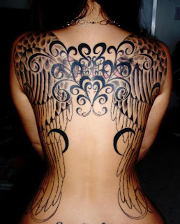 Tattoo Full Body Lowerback Girl design