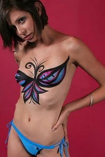  Girls Body Paint Art Painted Body Art