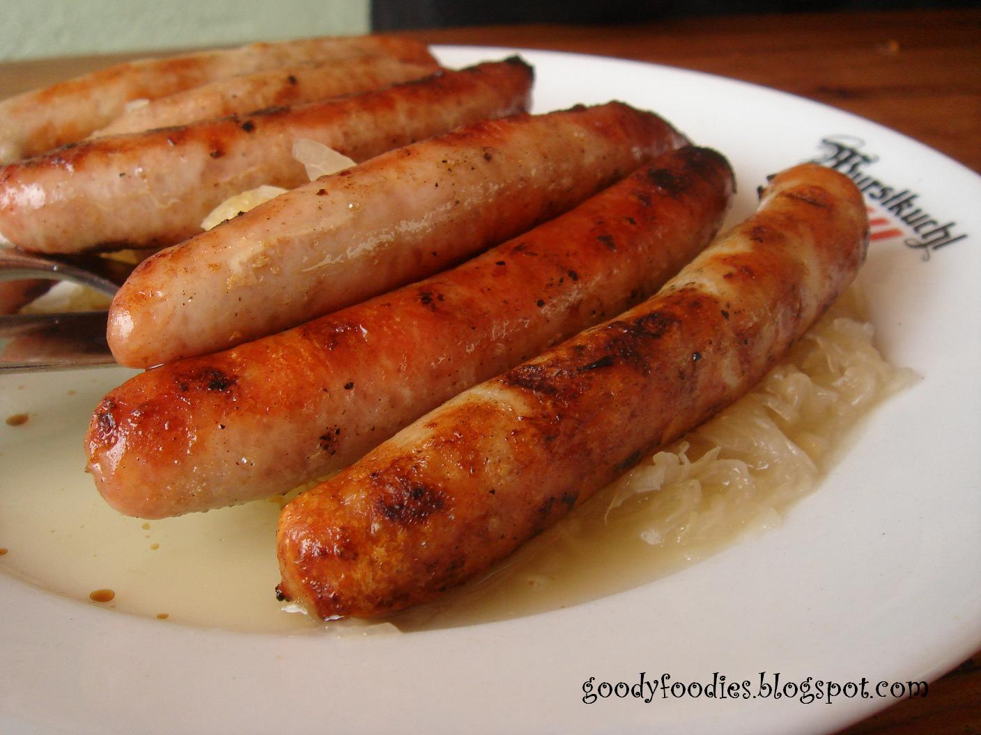 Bratwurst And Sauerkraut