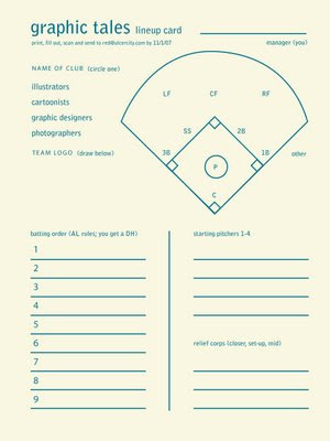 lineup card template