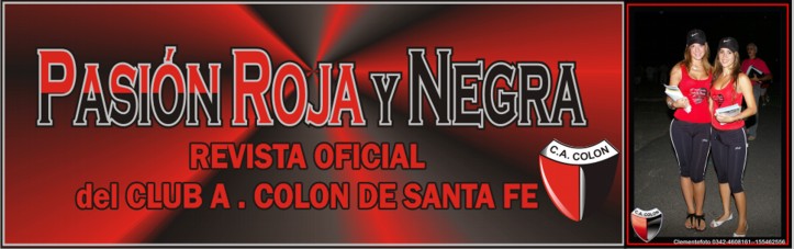 COLON DE SANTA FE REVISTA PASION ROJA Y NEGRA