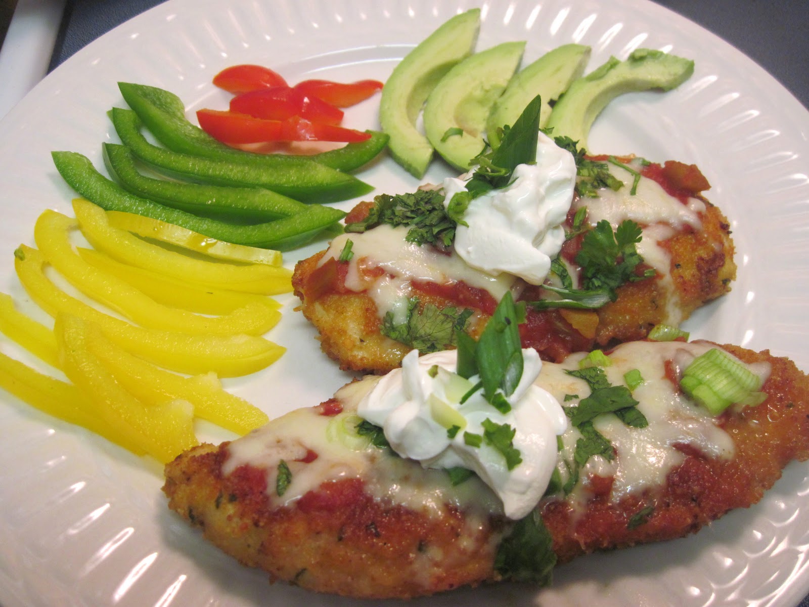 Luscious Low Carb Crispy Mexican Chicken Melts