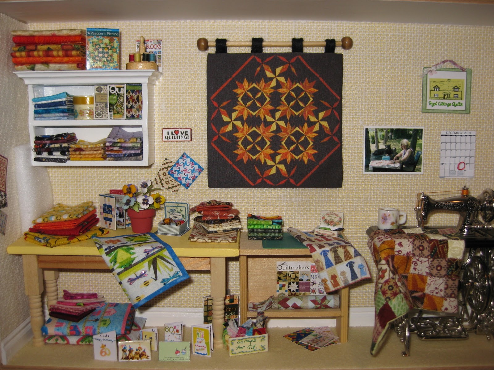 Make It Small Miniature Patchwork Room