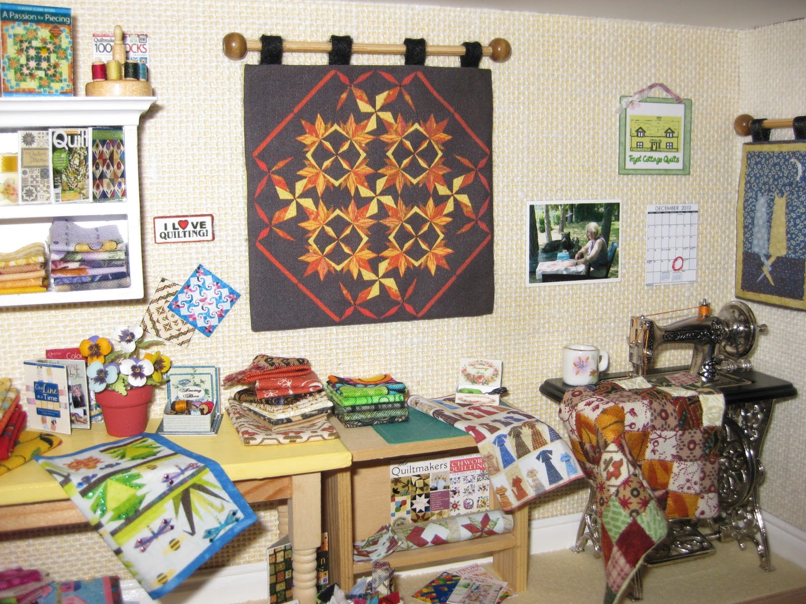 Make It Small Miniature Patchwork Room