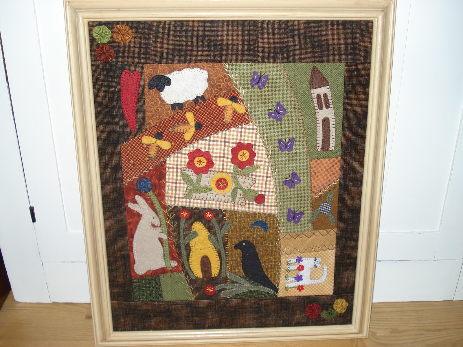 Cindy's Stitches in Time Wool Garden Crazy