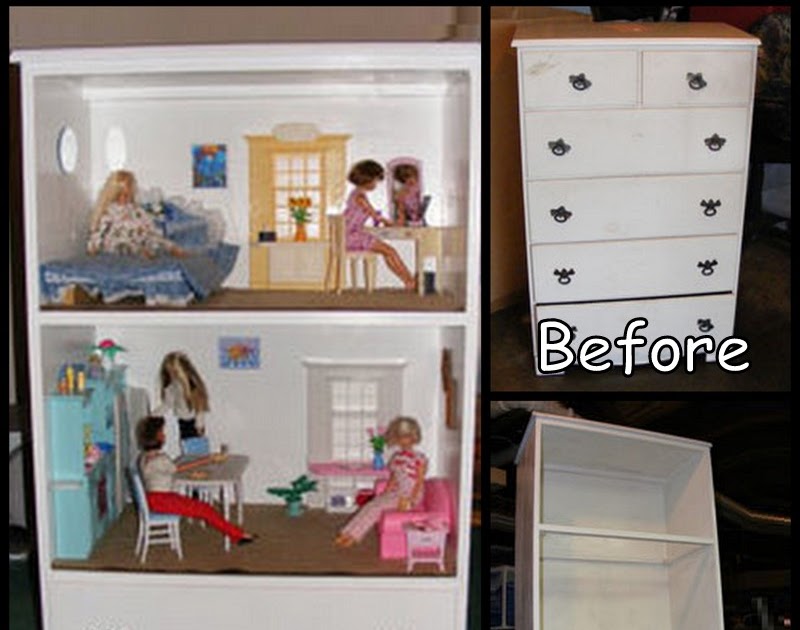 Dollar Store Crafter Turn A Thrift Store Dresser Into A Cute Barbie
