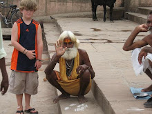 A Holyman at the Ganges River
