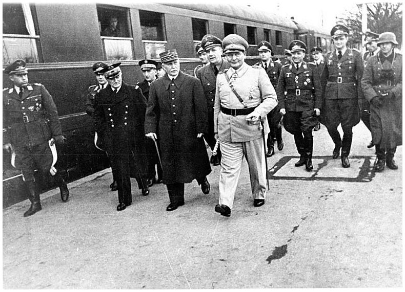 2nd world war aeroplanes. Goering arrives.