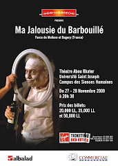 Affiche de "Ma jalousie du Barbouillé"