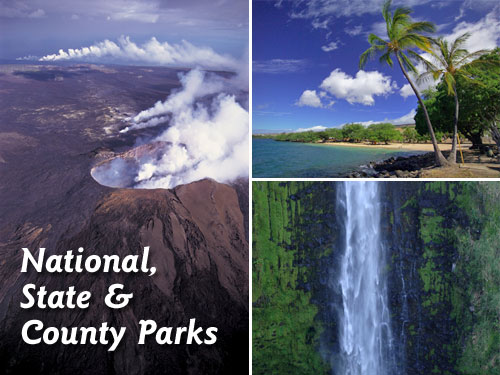 hawaiian islands volcanoes. On the big island of Hawaii,
