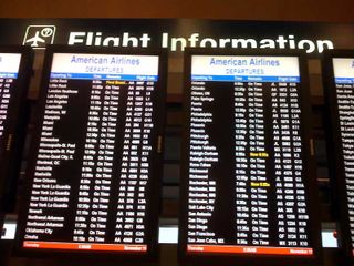 Major flight delays were