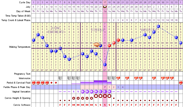 Toni Weschler Chart