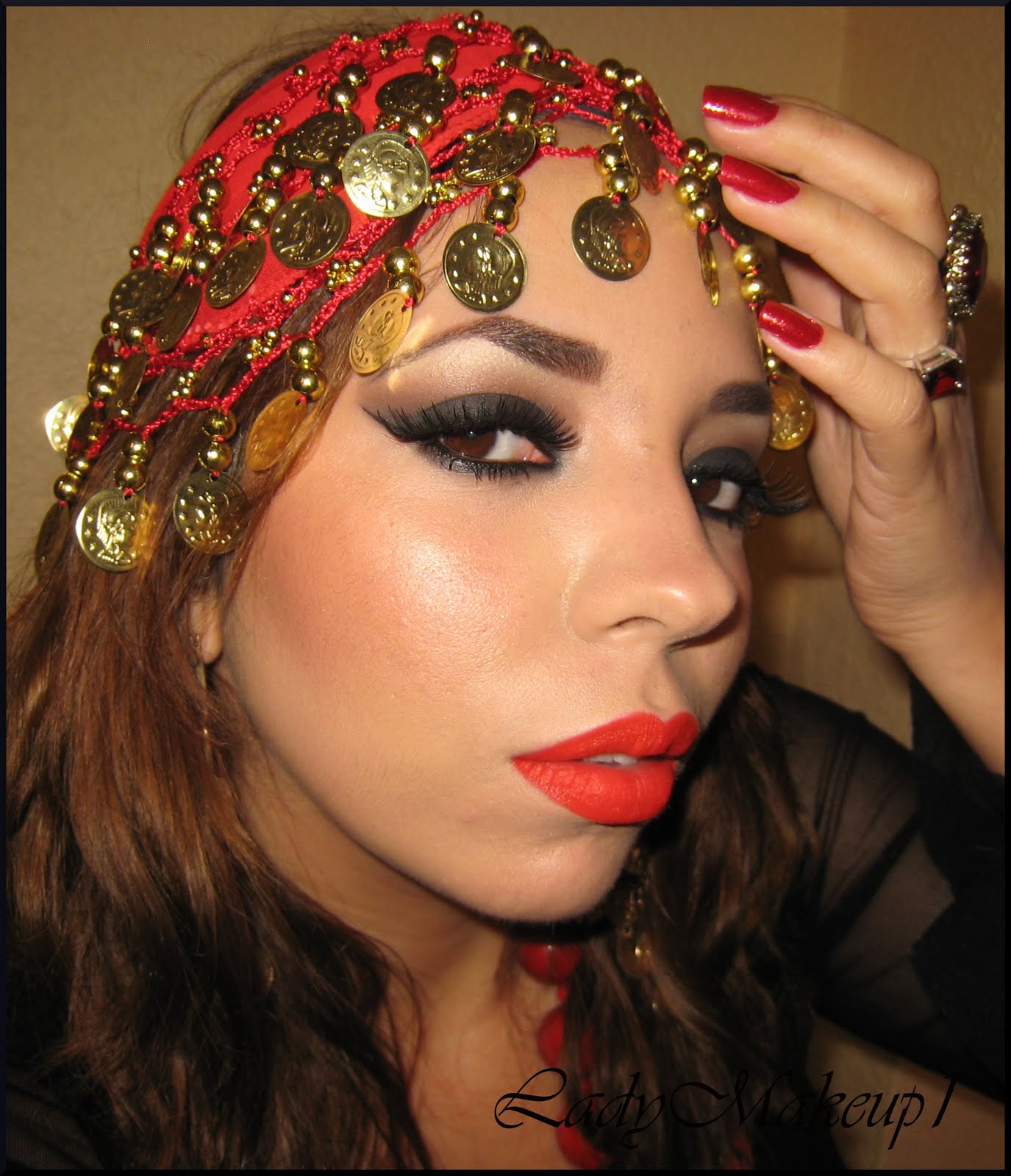 Gypsy Makeup Maquillaje de Gitana Dreams, Colors and Glitter