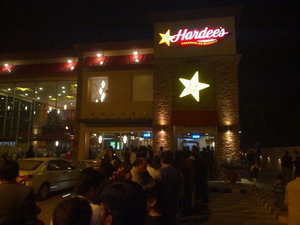 over Lahore like Hardees,