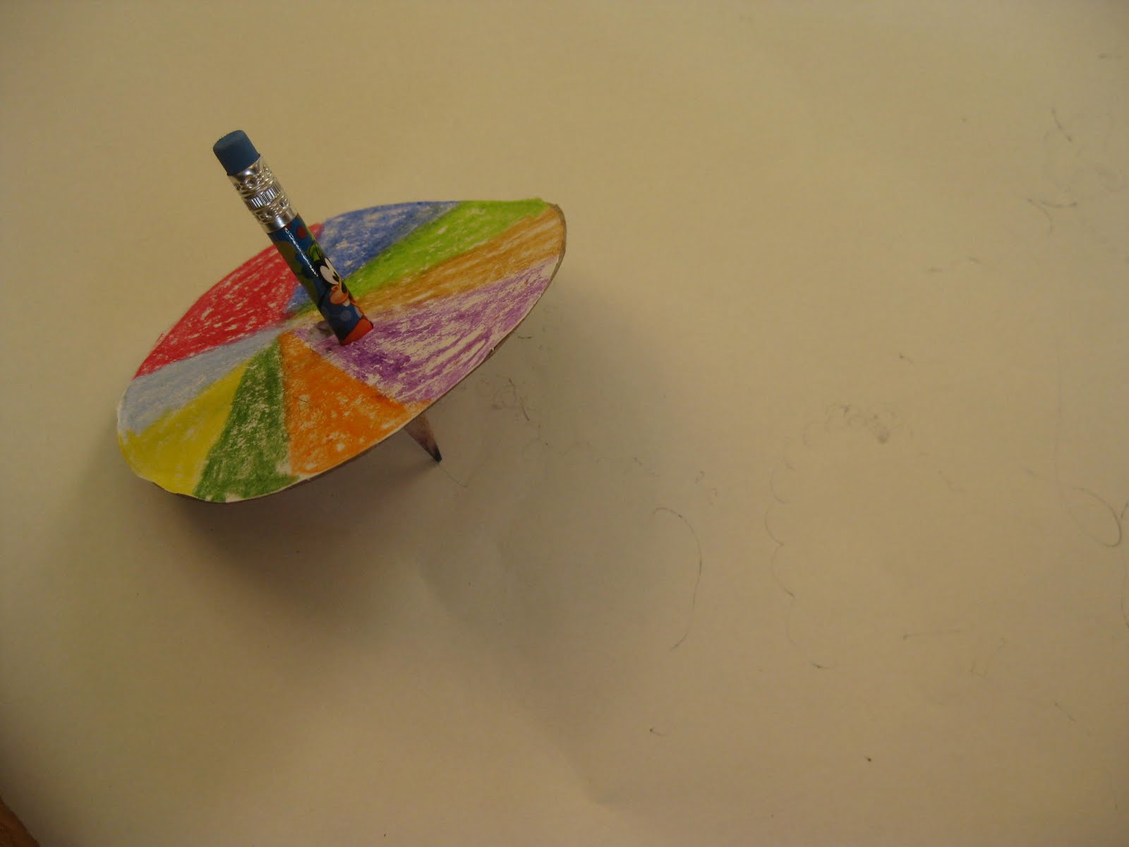 Easy Cardboard Top Toy Craft Preschool Education for Kids