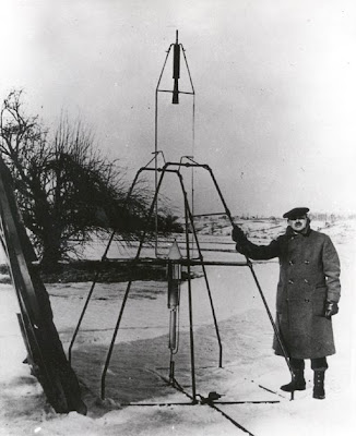Goddard and the first liquid-fuelled rocket