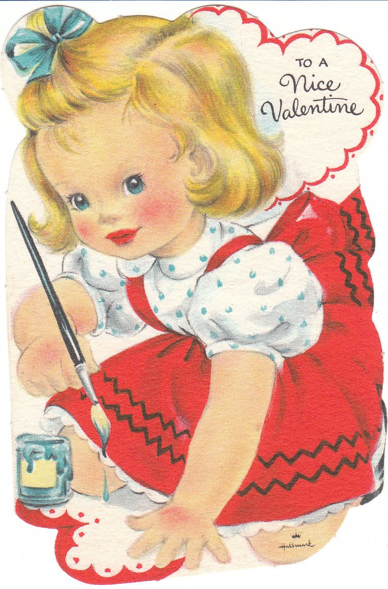 View from the Birdhouse: Sweet 1950's Vintage Valentines