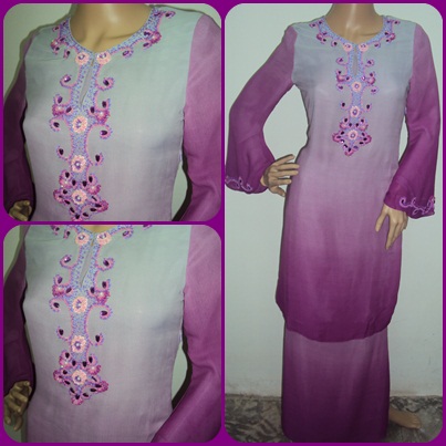 Baju kurung moden terbaru lagi terkini seri arena global new 2tone