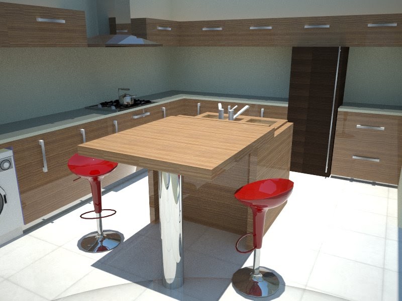 .: Cocina+barra desayunador