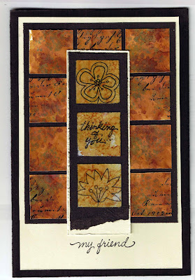 Here is my interpretation of the stampers quest November Sketch challenge