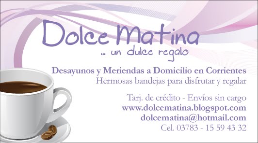 DOLCE MATINA... Un dulce regalo