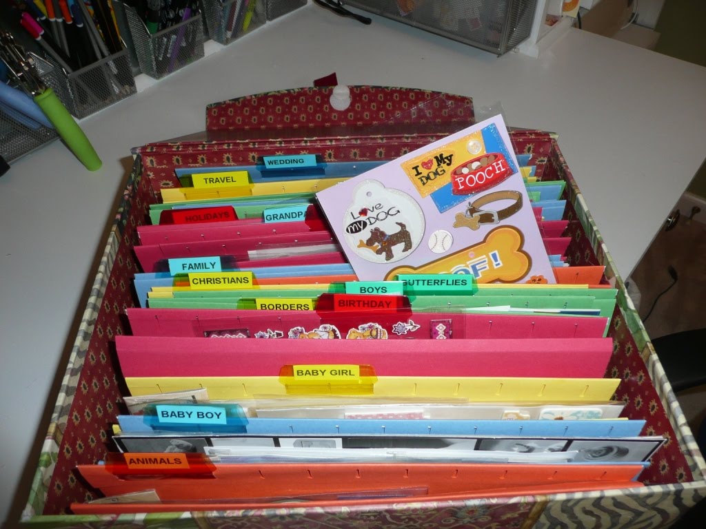 Sharon's Scrappy Space How to Develop a Scrapbook Organization System