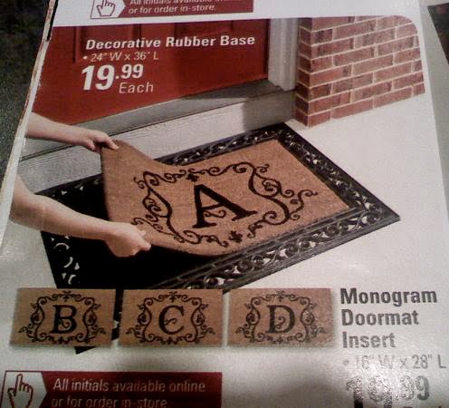 Living In My Integrity Doormats For The Lady Of The House